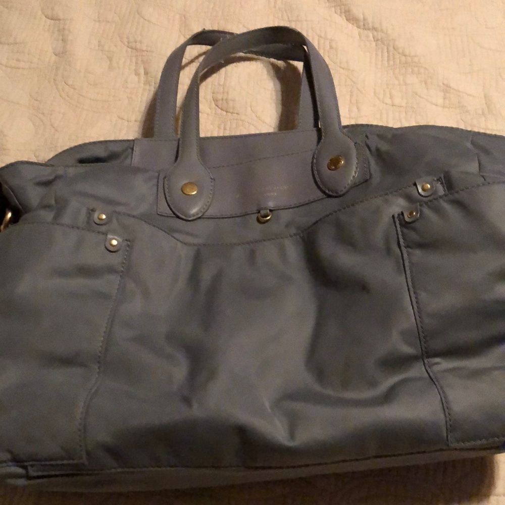 Marc Jacobs gray large tote carry-on/ diaper bag